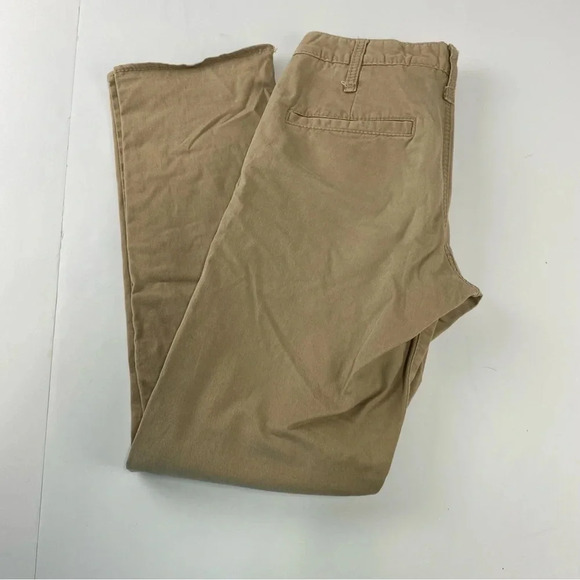 BKE Mens/Boys Pants Khaki Jake Straight Fit Stretch Casual Preppy Buckle 27x29 - Picture 1 of 9